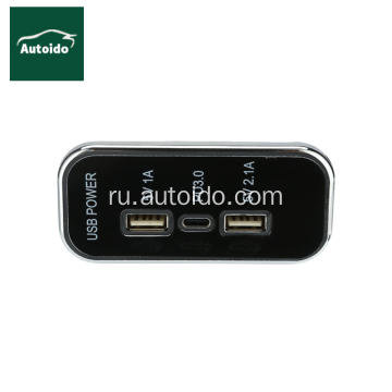 3 порта Type-C 2.1A USB-автомобильное зарядное устройство